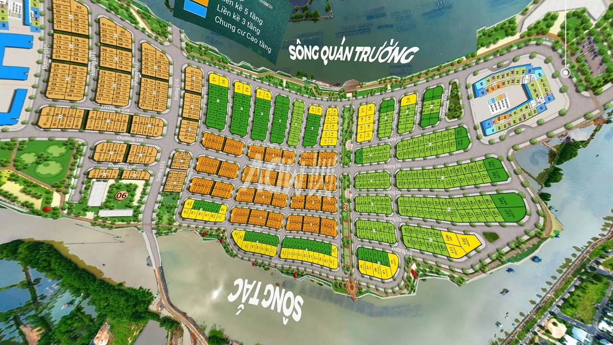 Góc nhìn 360 khu đảo 3 Charmora City Sun Group Nha Trang