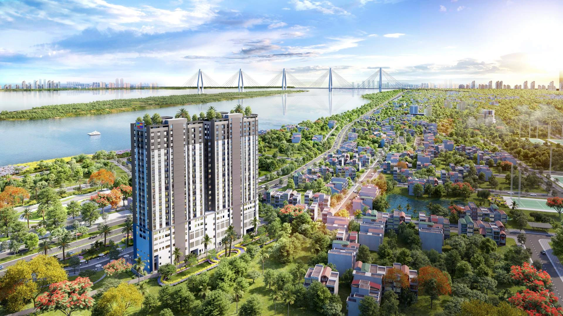 Chung cư ở khu vực Tây Hồ, Hà Nội, minh họa nhu cầu cân đối dòng tiền khi chuẩn bị nhận căn hộ