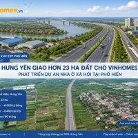 Hưng Yên giao hơn 23 ha đất cho Vinhomes phát triển khu nhà ở xã hội tại Phố Hiến
