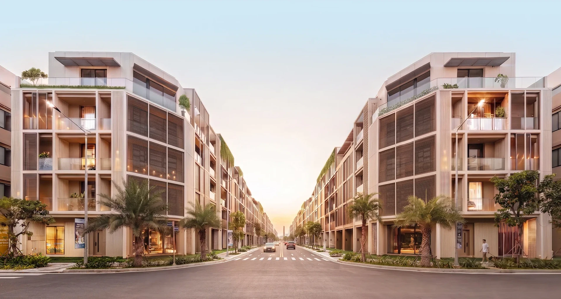 Phối cảnh phố thương mại SOHO The Global City tại TP.HCM