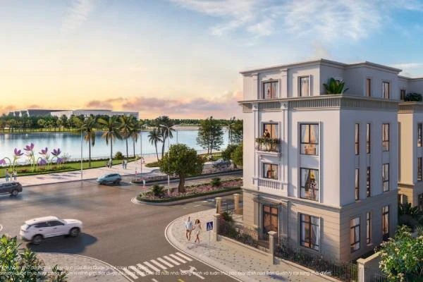 Phối cảnh biệt thự đơn lập tân cổ điển Ý Vinhomes Global Gate Cổ Loa