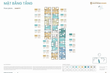 Mặt Bằng Tòa Z1 Phân Khu The Wave – Layout Thiết Kế & Diện Tích Căn Hộ Masteri Grand Coast