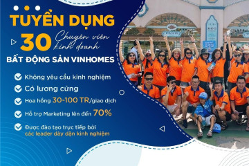 ClickHomes Tuyển dụng nhân viên kinh doanh và trưởng phòng kinh doanh bất động sản trên toàn quốc