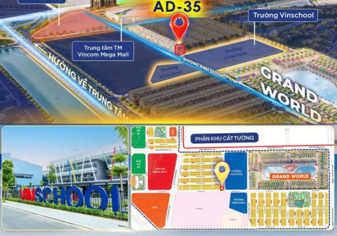 Bán căn góc liền kề Ánh Dương AD35 Phân Khu Cát Tường Vinhomes Cổ Loa Global Gate