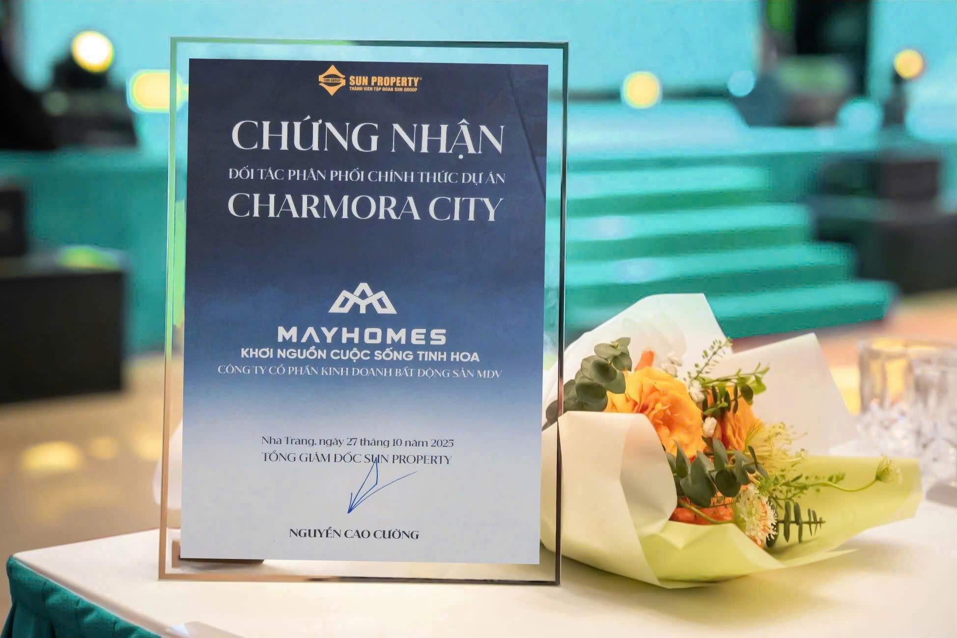 Chứng Nhận Đại Lý Phân Phối Sun Nha Trang