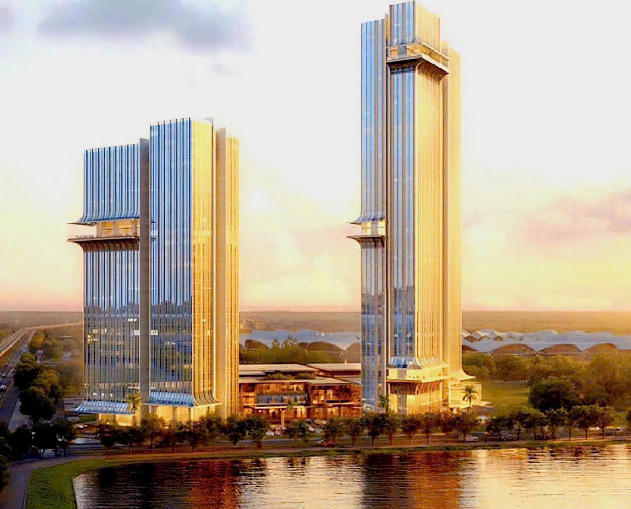 Phối cảnh tổ hợp khách sạn 5 sao quốc tế tại Vinhomes Global Gate Cổ Loa Đông Anh